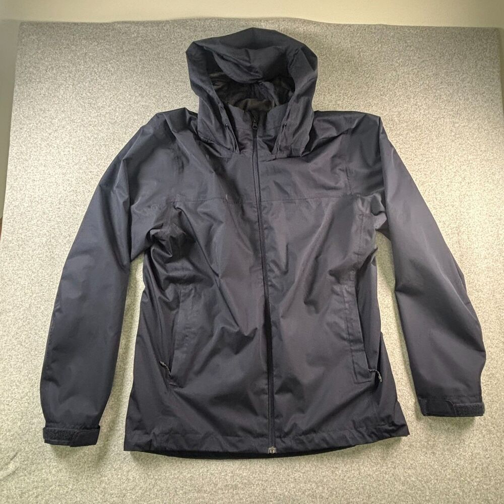 Adidas Men’s Hooded Rain Jacket M Navy Lightweight Windbreaker Outdoor Gorpcore